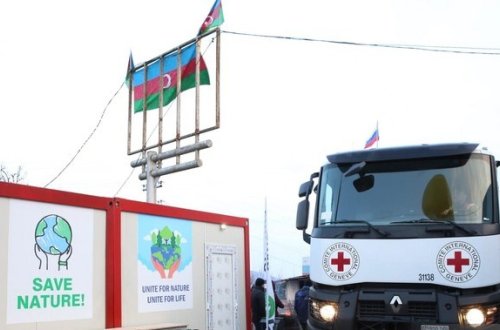 BQXK-nin avtomobillərinin müşayiəti ilə Xankəndindən Ermənistana müalicə üçün 2 xəstə aparılıb