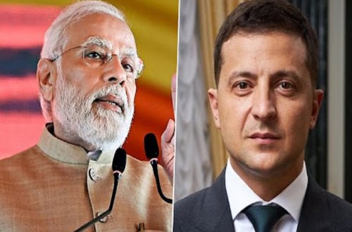 Zelenski Hindistanın Baş naziri ilə telefonla danışıb