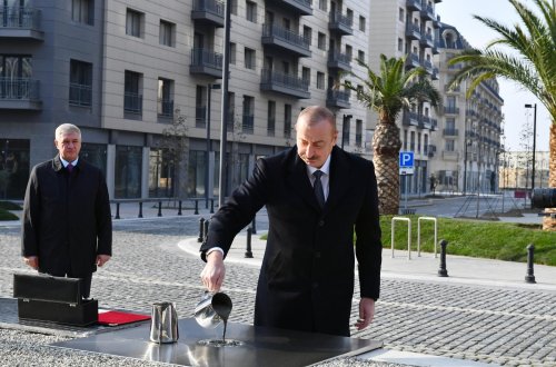 Bakı Ağ Şəhərin Mərkəzi Park Kvartalında bir sıra infrastruktur obyektlərinin inşası tamamlanıb - YENİLƏNİB