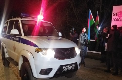 Xankəndi-Laçın yolundan sülhməramlıların minik maşınları maneəsiz keçib