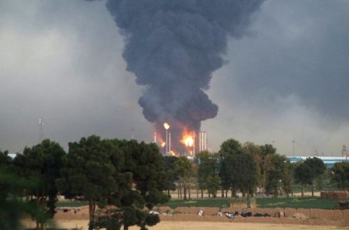 İraqın şimalında neft emalı zavodunda yanğın baş verib