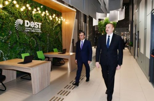 İlham Əliyev Bakıda 5 saylı DOST Mərkəzinin açılışında iştirak etdi - YENİLƏNİB + FOTO