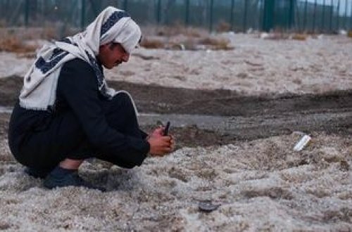 Küveytdə dolu, Səudiyyə Ərəbistanında qar yağdı