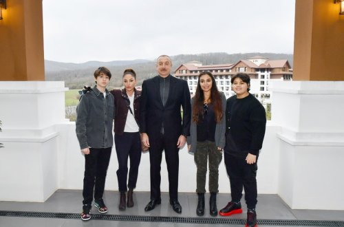 İlham Əliyev və Mehriban Əliyeva “Şabran” İstirahət Kompleksinin açılışında iştirak ediblər - YENİLƏNİB