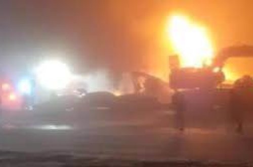 Kanadada qatı duman sonrası 14 avtomobil toqquşub