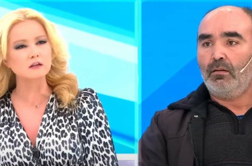 Müge Anlının verilişində gərgin anlar: Efirdə ayaqlarına baxan şəxslə dalaşdı - VİDEO