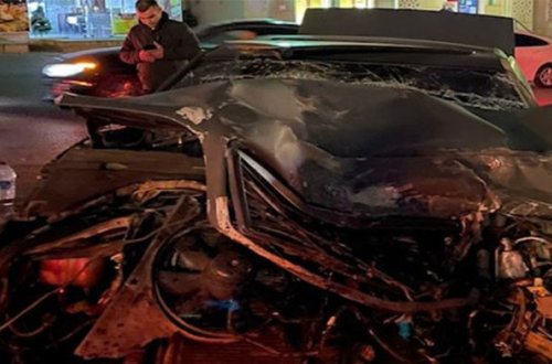 Bakıda zəncirvari qəza oldu - yaralılar var (FOTO)