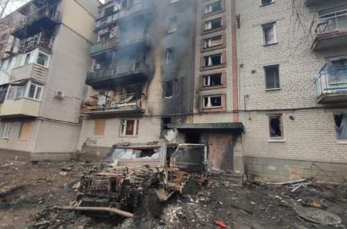 Rusiya Ukraynanın Baxmut şəhərinin 60 faizdən çox hissəsini dağıdıb