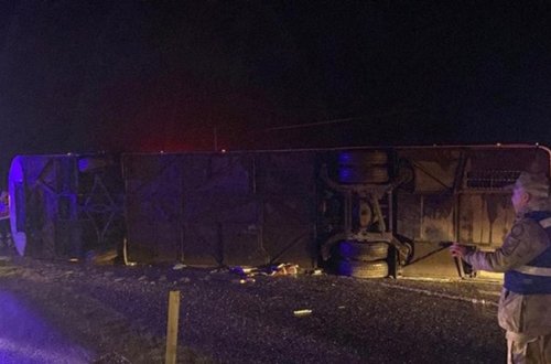 Türkiyədə avtobus aşdı - 5 ölü, 23 yaralı