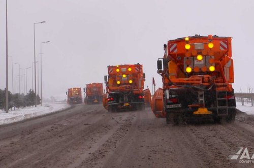 Azərbaycanın avtomobil yollarındakı son vəziyyət açıqlanıb