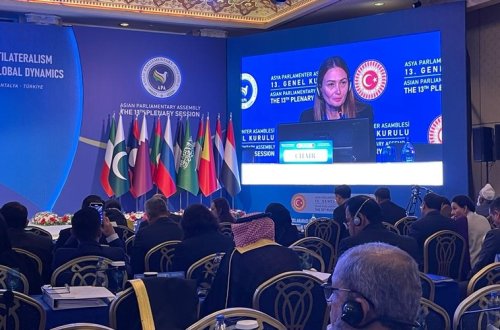 Qənirə Paşayeva Asiya Parlament Assambleyası sədrinin müavini seçilib
