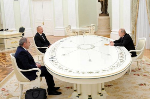Azərbaycan, Rusiya və Ermənistan liderlərinin imzaladığı 11 yanvar Moskva bəyanatından iki il keçir - FOTO