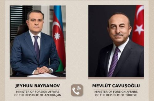 Azərbaycan və Türkiyənin XİN başçıları regiondakı vəziyyəti müzakirə ediblər