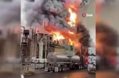 ABŞ-da kimya fabrikində yanğın baş verib