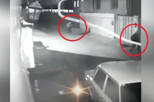 Azərbaycanda vəzifəli şəxsi öldürənlər kameraya belə düşüb - VİDEO