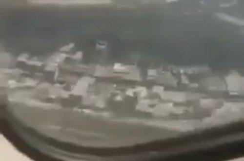 68 nəfərin öldüyü təyyarə qəzasının görüntüləri yayıldı: Sərnişin çəkib - VİDEO