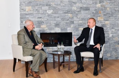 Azərbaycan Prezidenti Davosda “Kromatix SA” şirkətinin baş icraçı direktoru ilə görüşdü - YENİLƏNİB + FOTO