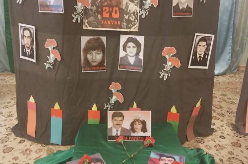 Xətai rayonundakı 235 nömrəli xüsusi körpələr evi-uşaq  bağçasında 20 Yanvar şəhidlərinin xatirəsi anılıb