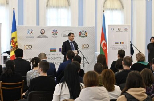 Moldovada Azərbaycan-Moldova Gənclər Forumu öz işinə başladı - FOTOLAR