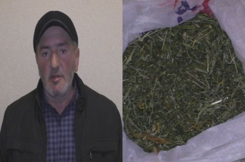 Dörd ay çaylaqda gizlətdiyi narkotiki evə apararkən tutuldu - FOTO/VİDEO