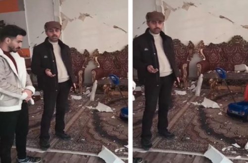 İranda evi dağılan azərbaycanlılar küçədə yatırlar - Video