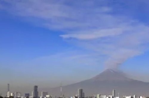 Popocatepetl vulkanında son 24 saat ərzində 4 püskürmə baş verib