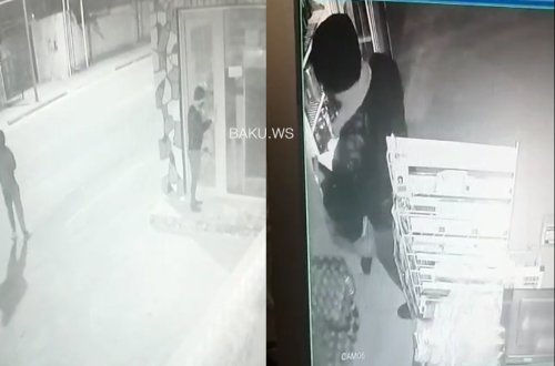 Novxanıda mağazanı yardılar: 300 manat nağd pul, 700 manatlıq ərzaq apardılar - ANBAAN VİDEO