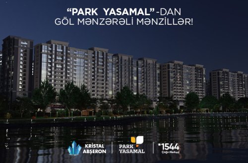 “Park Yasamal”dan göl mənzərəli mənzillər!