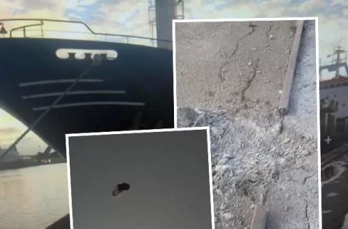 Ukraynanın Xerson limanında türk gəmiləri zədələnib