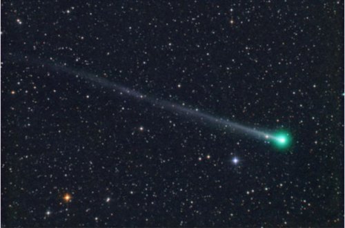 50 min il sonra yaşıl kometa Yerə yaxınlaşır