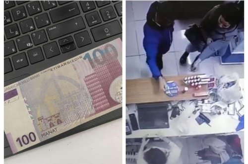 Aptekdən dərman aldılar, əvəzinə saxta pul verdilər - ANBAAN VİDEO