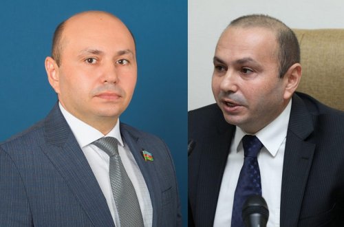 Deputat başına saç əkdirib - FOTO