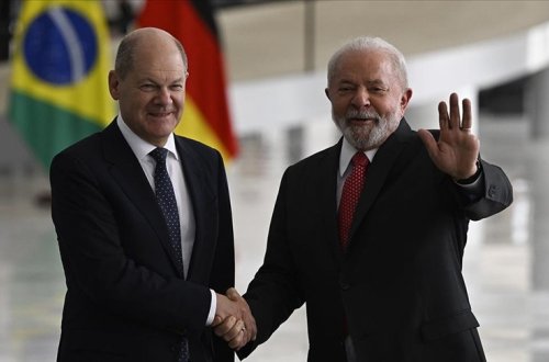 Almaniya kansleri Braziliyaya səfər edib