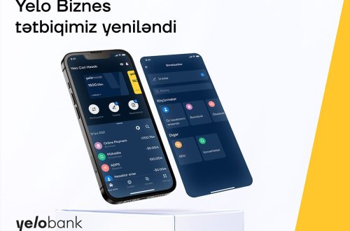 Biznes sahibləri üçün Yelo mobil tətbiqində yenilik