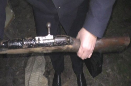 Balakəndə narkotacir snayper tüfəngi ilə tutuldu - FOTO