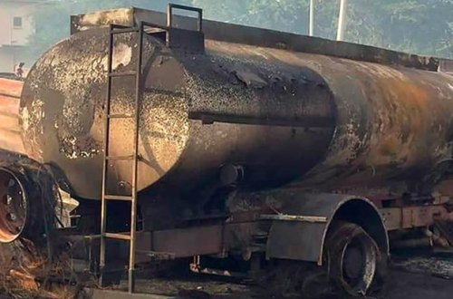 Gəncədə keçmiş hərbi hissənin ərazisində YANĞIN olub - YENİLƏNİB