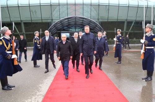 Rumıniya Prezidentinin Azərbaycana rəsmi səfəri başa çatıb