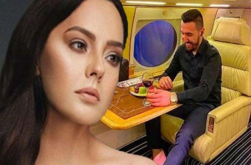 Ebru Gündeş sevgilisiylə barışıb Dubaya getdi - FOTO
