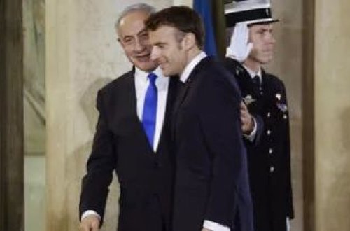 Netanyahu və Makron Parisdə görüşüblər