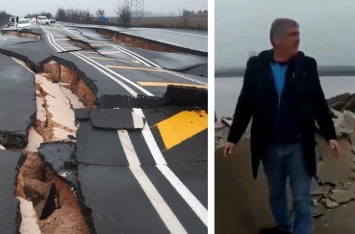 SON DƏQİQƏ: Hatayda baş verən zəlzələdən sonra eniş zolağı və yol ayrılıb