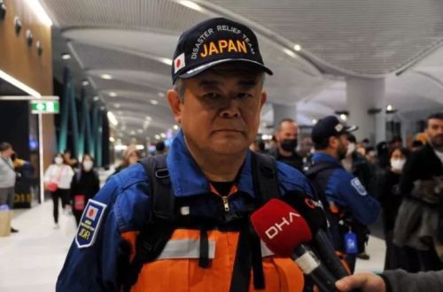 Yaponiya axtarış-xilasetmə qrupu Türkiyəyə gəlib