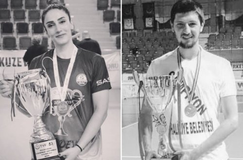 Türkiyədəki zəlzələdə voleybolçu cütlük həlak olub