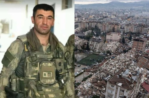 Suriyada xidmət aparan türkiyəli hərbçi zəlzələnin qurbanı olub - FOTO