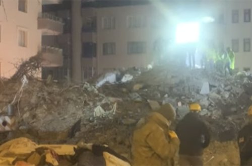 Azərbaycanlı tələbələr bu binanın dağıntıları altında qalıb (VİDEO)