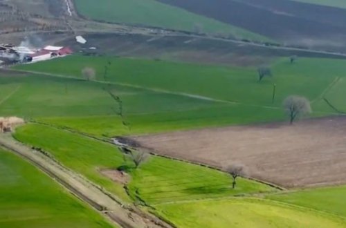 Kahramanmaraşda qırılma xəttinin havadan görüntüləri yayımlandı