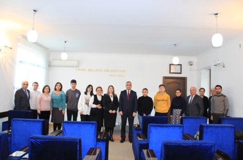 MDU Mingəçevir məktəblilərinin “Sabahın alimləri” XII Respublika müsabiqəsində  iştirakını dəstəkləyir