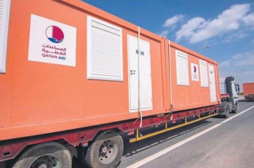 Qətərdən 10 min mobil ev yola düşüb