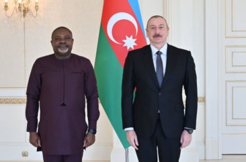 Prezident İlham Əliyev Anqolanın Azərbaycandakı yeni səfirinin etimadnaməsini qəbul edib - FOTO