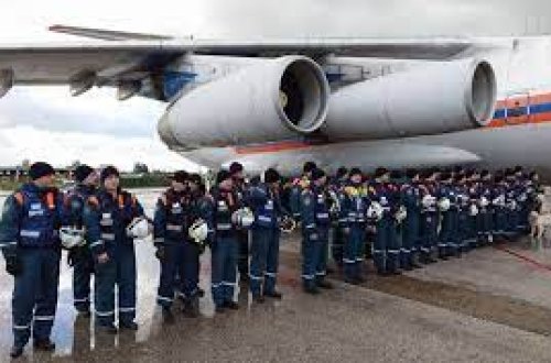 Rusiya xilasediciləri Türkiyədən qayıdıblar