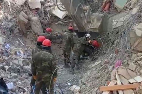 Azərbaycan xilasediciləri dağıntılar altından 53 nəfəri sağ, 729 nəfərin cəsədini çıxarıblar - FOTO/VİDEO